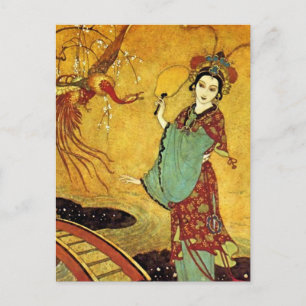 “Princess Badoura” by Edmund Dulac Postcard