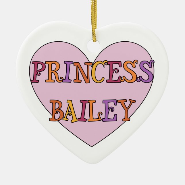 Princess Bailey Ornament (Front)