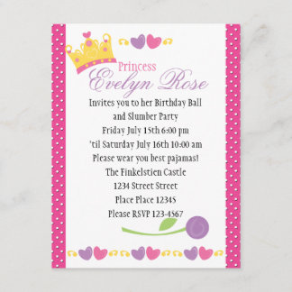 Princess Ball Invitation