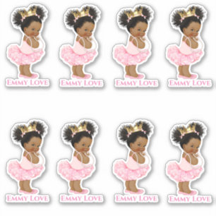 Princess Ballerina Baby Girl Pink Tutu Gold Crown