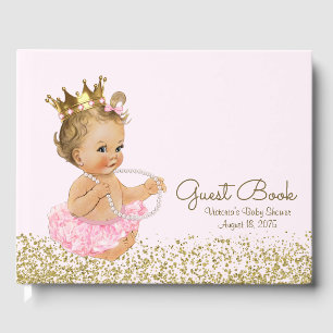 Princess Ballerina Baby Shower Guest Book