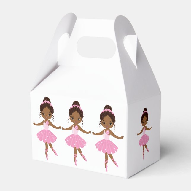 Princess Ballerina Favour Box (Front Side)