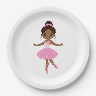 Princess Ballerina Party Plates