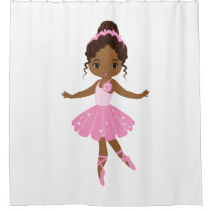 Princess Ballerina Shower Curtain