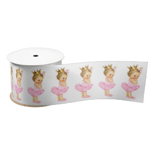 Princess Ballerina Tutu Baby Girl Satin Ribbon