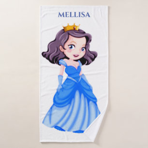 PRINCESS bath towel, personalised name. Bath Towel