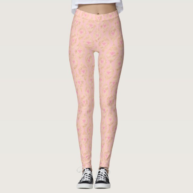 Princess Bee Series Design #5 Leggings (Front)