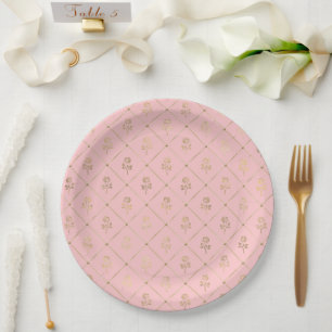 Princess Bee Series Design #6    Paper Plate