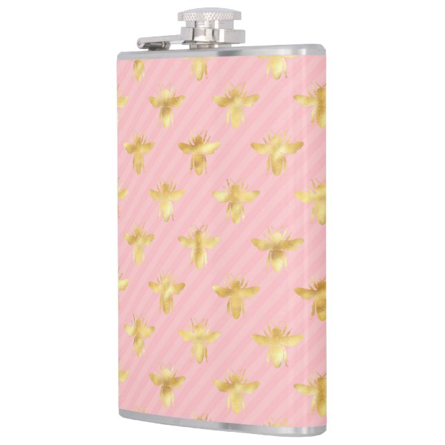 Princess Bee Series Design #7    Hip Flask (Left)