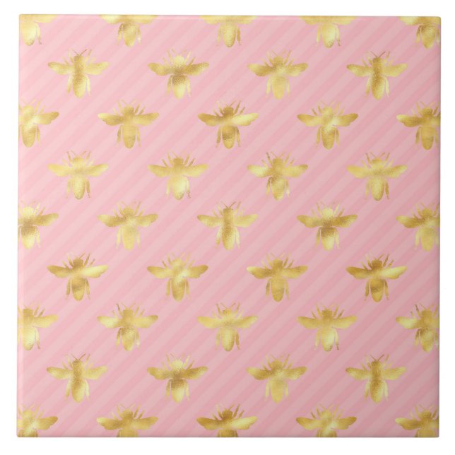 Princess Bee Series Design #7  Tile (Front)