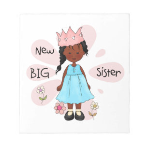 Princess Big Sister African American Notepad