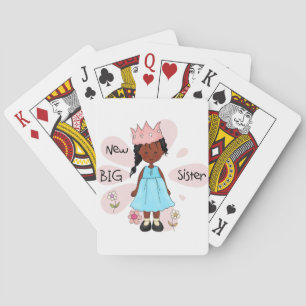 Princess Big Sister African American Playing Cards