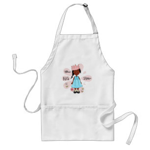Princess Big Sister African American Standard Apron