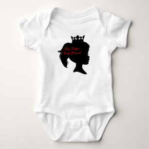 Princess Big Sister Best Friend Baby Bodysuit