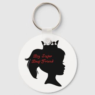 Princess Big Sister Best Friend Key Ring