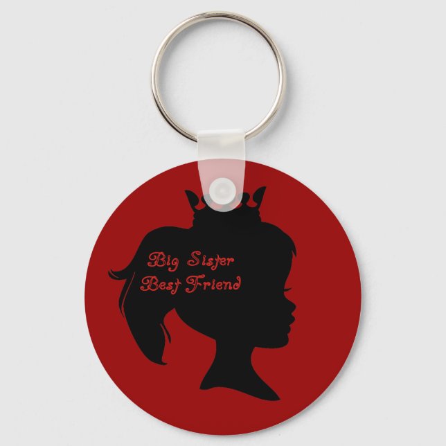 Princess Big Sister Best Friend Key Ring (Front)