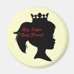 Princess Big Sister Best Friend Magnet