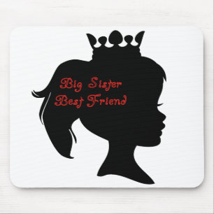 Princess Big Sister Best Friend Mouse Mat