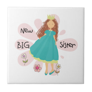 Princess Big Sister Brown Hair Tile