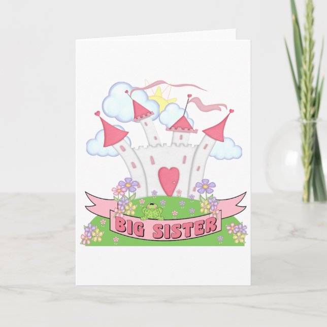 PRINCESS BIG SISTER CARD (Front)