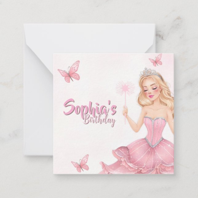 Princess Birthday Card (Front)