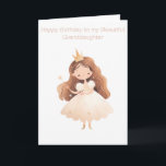 Princess Birthday Card for Granddaughters<br><div class="desc">A Pretty Hand Illustrated Princess Birthday Card with the message "Happy Birthday to my Beautiful Granddaughter" and "Happy Birthday to my Wonderful Granddaughter, you back peeps each and everyday" both the front text and inside text are 100% Customisable for you to write your own personal Messages. Not exactly what you...</div>