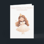 Princess Birthday Card for Granddaughters<br><div class="desc">A Pretty Hand Illustrated Princess Birthday Card with the message "Happy Birthday to my Beautiful Granddaughter" and "Happy Birthday to my Wonderful Granddaughter, you back peeps each and everyday" both the front text and inside text are 100% Customisable for you to write your own personal Messages. Not exactly what you...</div>