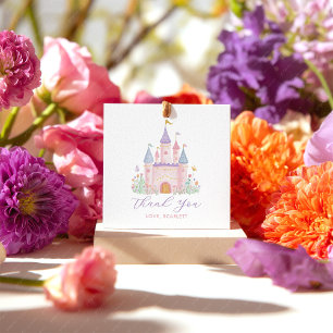Princess Birthday Enchanted Castle Girls Favor Favour Tags