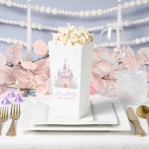 Princess Birthday Enchanted Castle Popcorn Favour Box