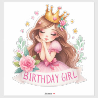 Princess Birthday Girl Crown
