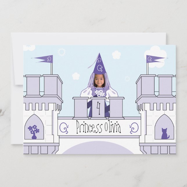 Princess Birthday Invitation (Front)