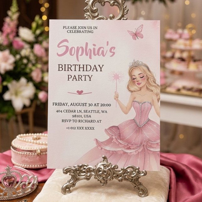 Princess  Birthday Invitation (Creator Uploaded)