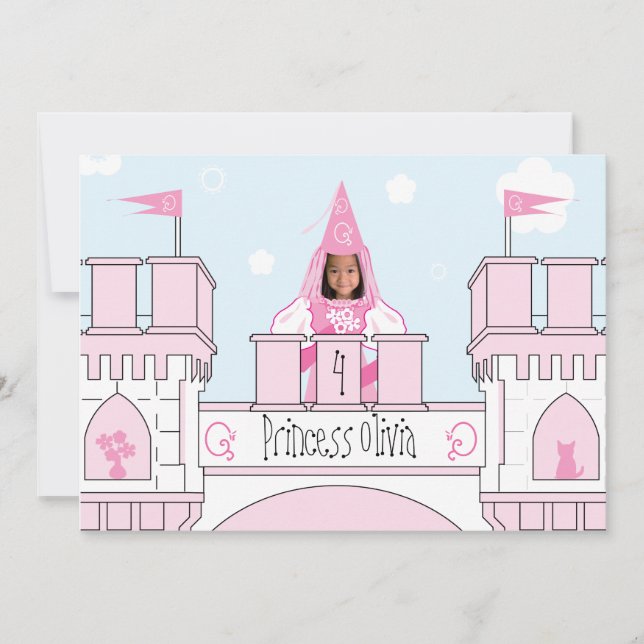 Princess Birthday Invitation (Front)