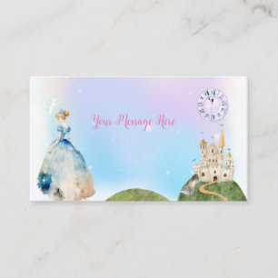 Princess Birthday Kids  Enclosure Card