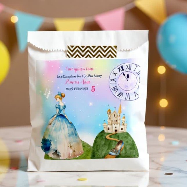 Princess Birthday Kids  Favour Bags (Creator Uploaded)