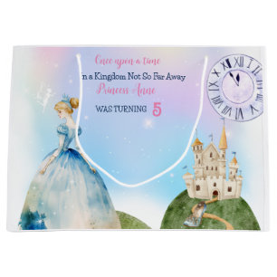 Princess Birthday Kids Large Gift Bag