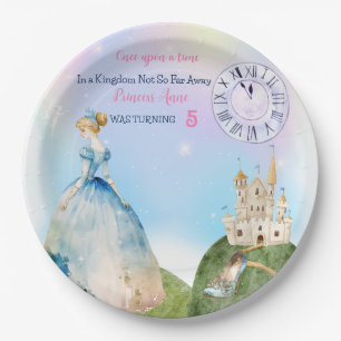 Princess Birthday Kids Paper Plate