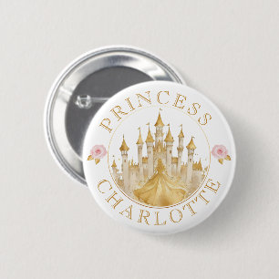 Princess Birthday Party Button Favour 