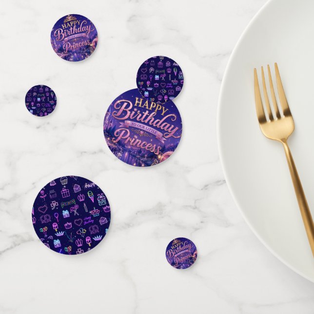 Princess Birthday Party Confetti  (Group)