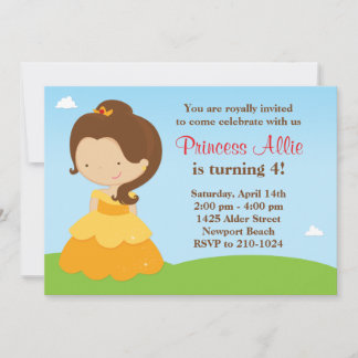 Princess Birthday Party Invitation