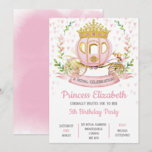Princess Birthday Party Invitation