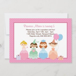 Princess Birthday Party Invitation