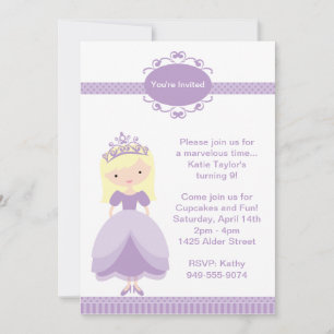 Princess Birthday Party Invitation