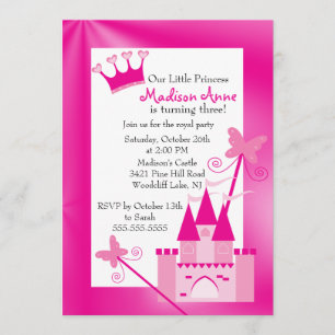 Princess Birthday Party Invitation