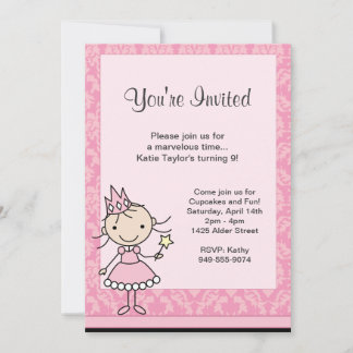 Princess Birthday Party Invitation