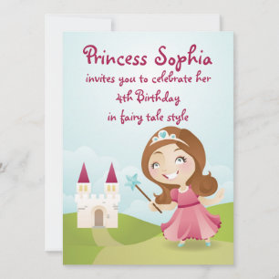 Princess Birthday Party Invite