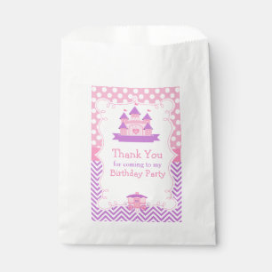 Princess Birthday Party Pink and Purple Favour Bags