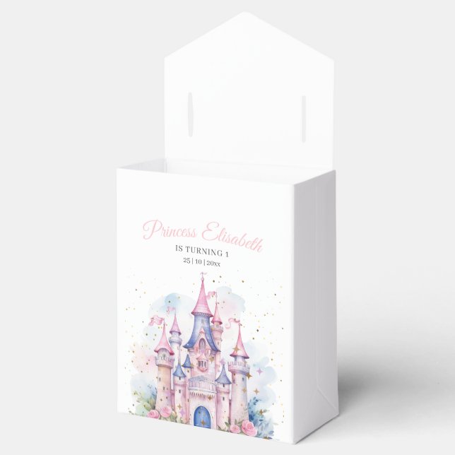 Princess Birthday Party, Princess Castle Birthday Favour Box (Opened)
