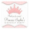 Princess Birthday Pink Crown Favour Sticker