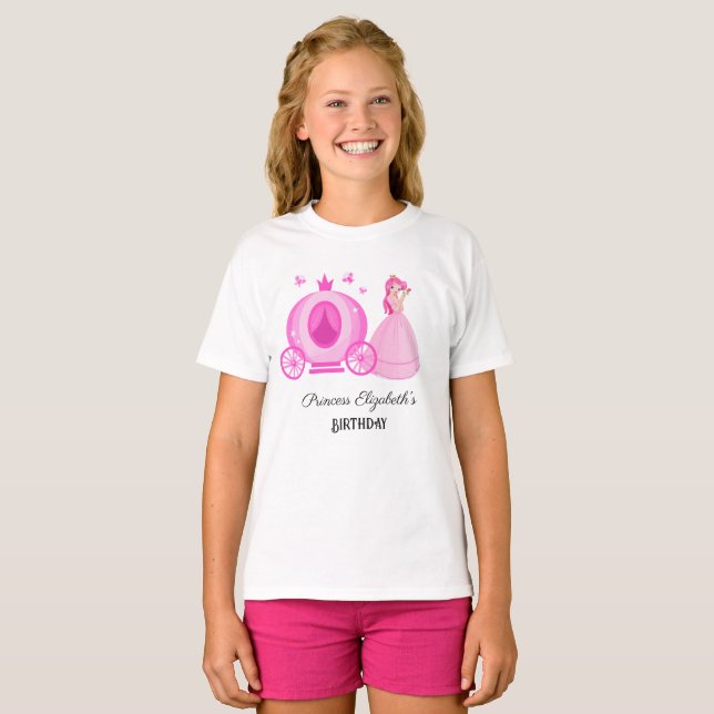 Princess Birthday  T-Shirt (Front Full)